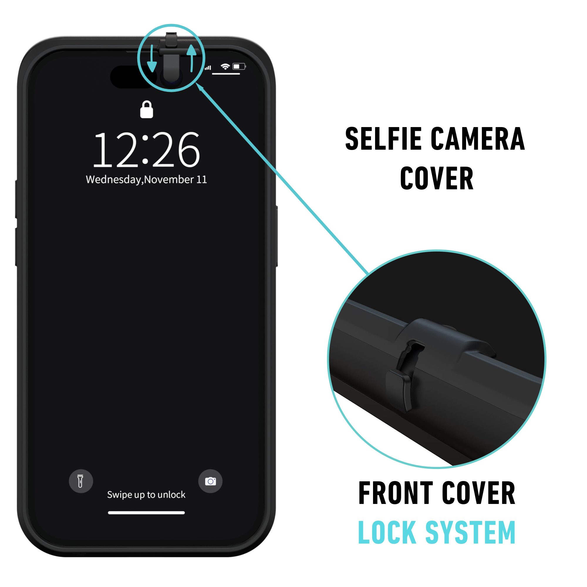 iPhone 16, 16 Pro or 16 Pro Max Privacy Case