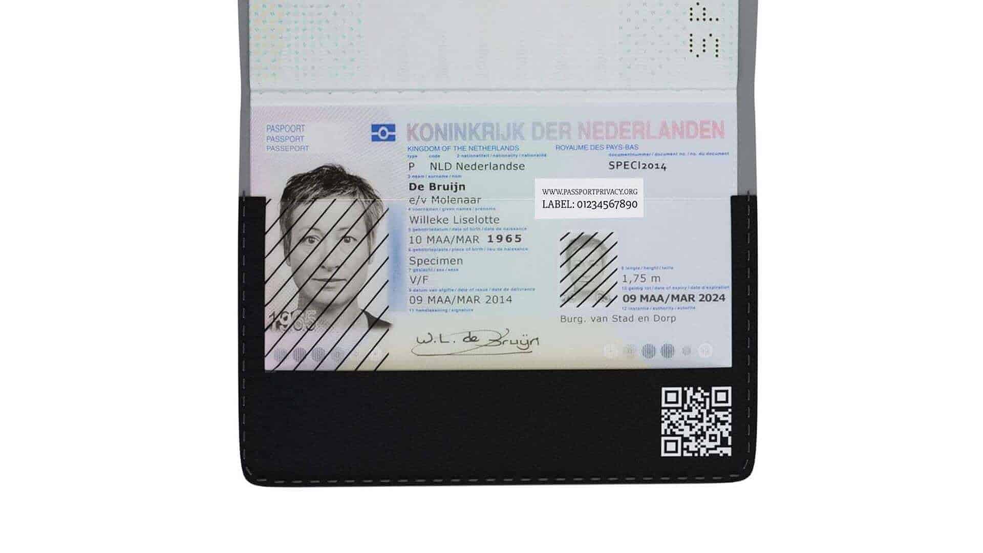 Privacy Passport Cover: prevent identity fraud