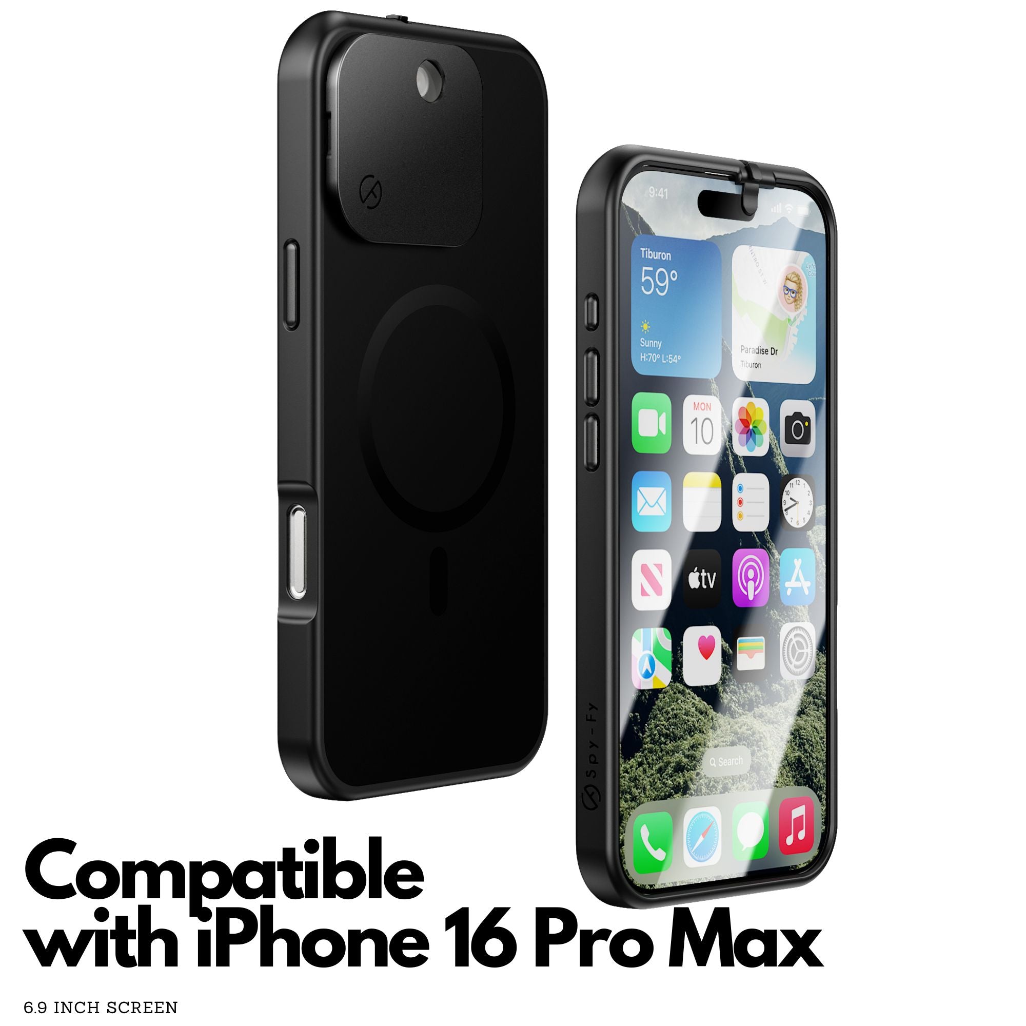 iPhone 16 (Pro) Privacy Case | Camera Covers, MagSafe and Kickstand iPhone 16 (Pro) Privacy Case | Camera Covers, MagSafe and Kickstand