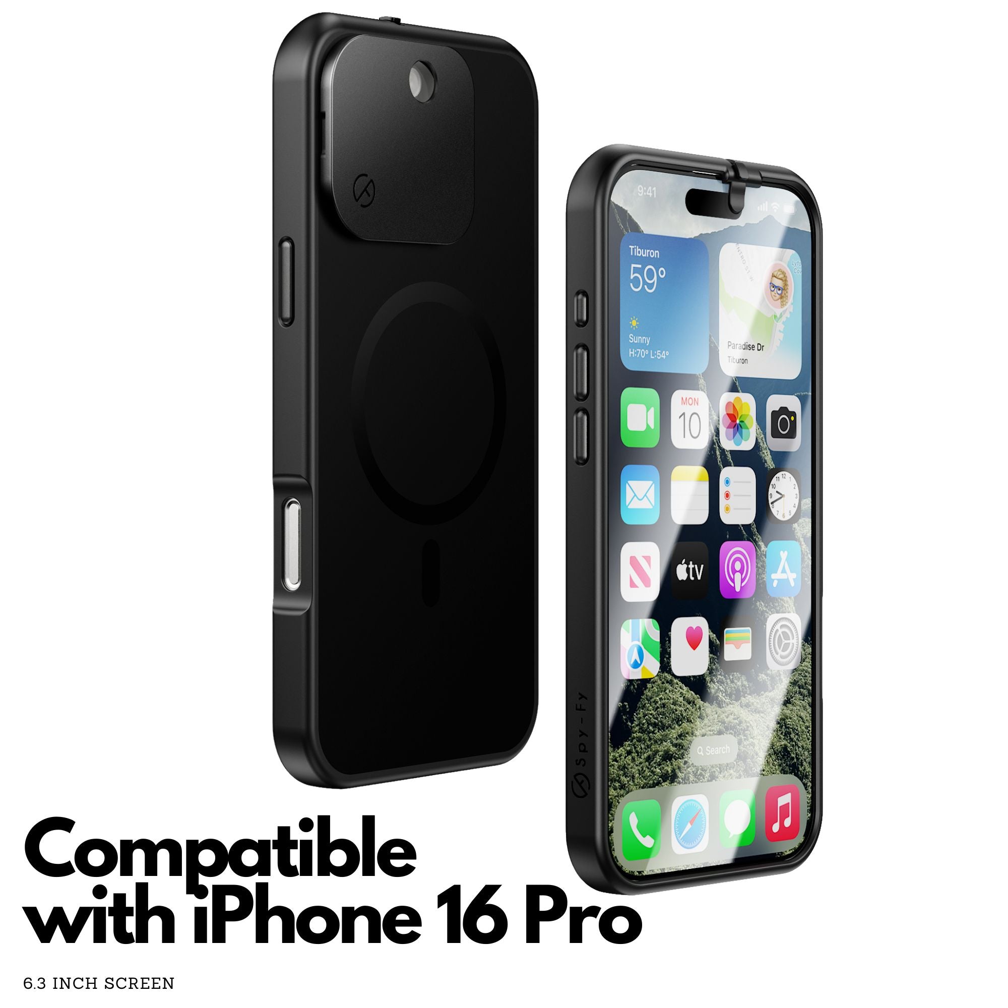 iPhone 16 (Pro) Privacy Case | Camera Covers, MagSafe and Kickstand iPhone 16 (Pro) Privacy Case | Camera Covers, MagSafe and Kickstand